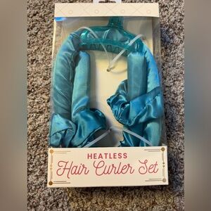 Blue Heatless Hair Curler Set